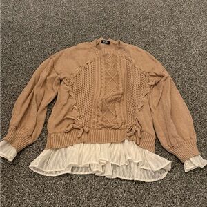 Womens miss me sweater size small